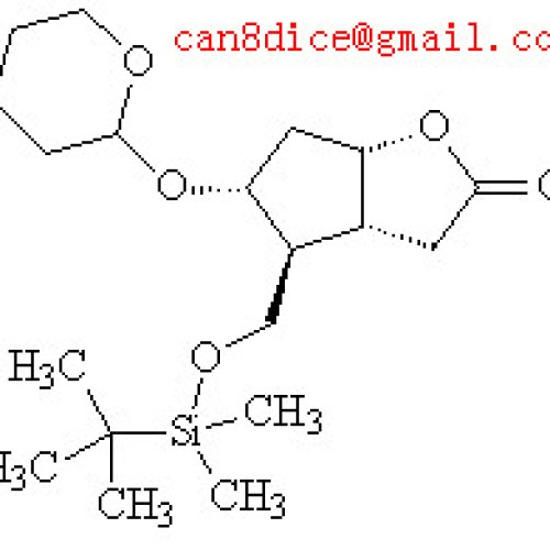 (3ar,4s,5r,6as)-(-)-(tert-butyldimethylsilyloxymethyl)hexahydro-5-(tetrahydro-2h-pyran-2-yloxy)-2h-cyclopenta[b]furan-2-one